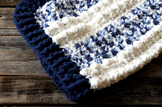 Baby Boy Blanket Pattern - Cute Crochet the Barclay