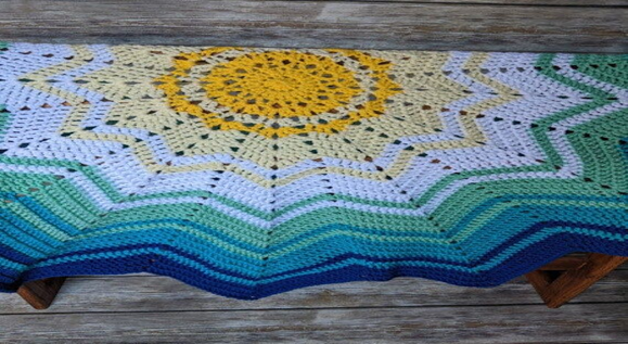 Baby Boy Blanket Pattern - Free Crochet Hello Sunshine