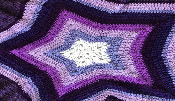 Baby Boy Blanket Pattern - Modern Crochet Starburst