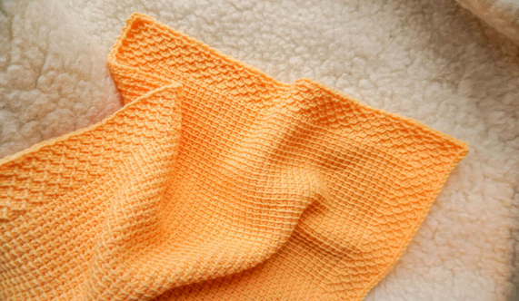 Baby Boy Blanket Pattern - Tunisian Crochet