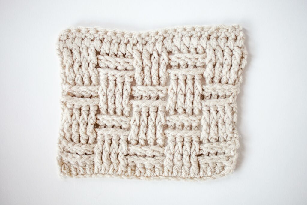 Basic Overview of the Basket Weave Crochet Stitch