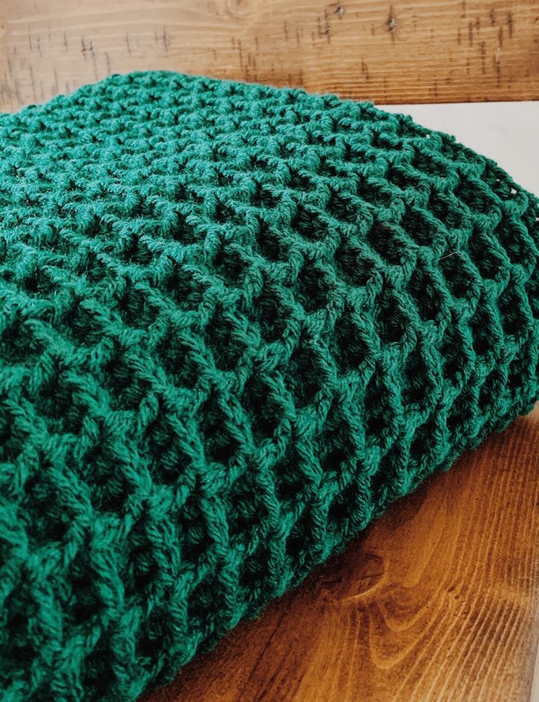 Brillo Pad Stitch Blanket