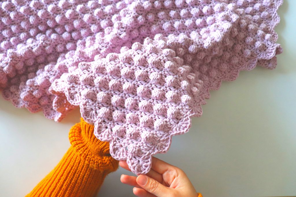 Bubbles Baby Boy Blanket Crochet Pattern
