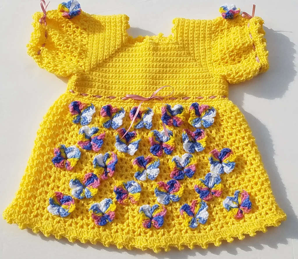 Butterfly Pattern Crochet Baby Dress .jpg