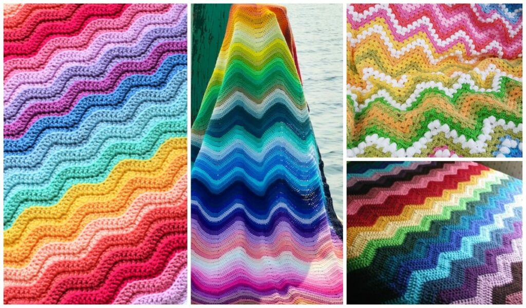 Color Changes in the Chevron Crochet Pattern