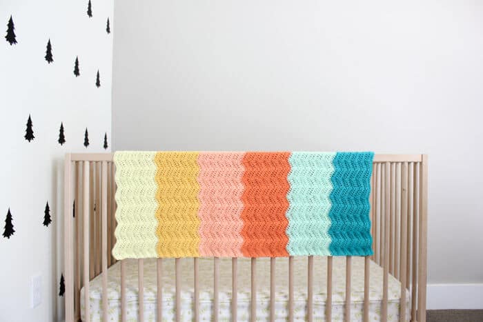 Colorful Ripple Blanket