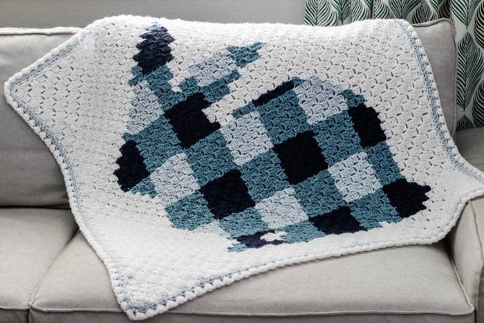 Corner-to-Corner Bunny Blanket