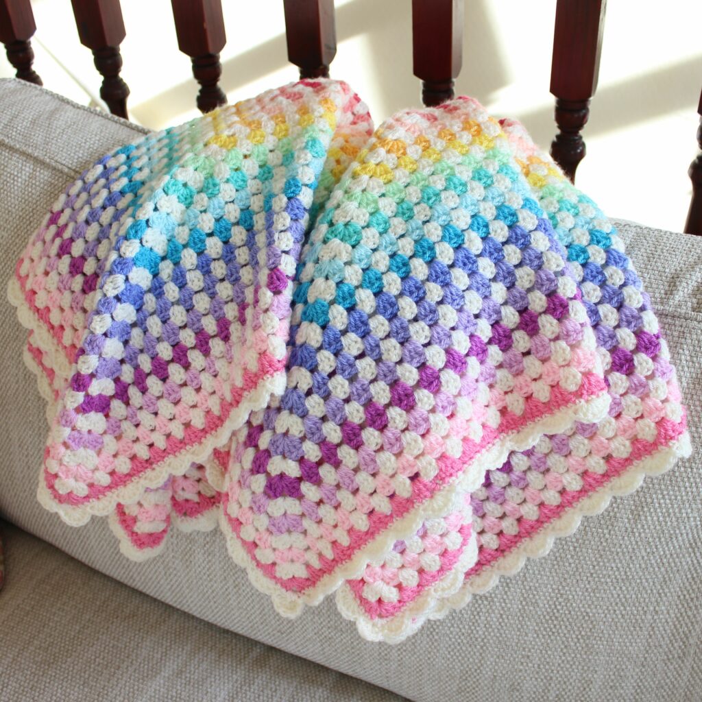 Cotton Candy Confetti Polka Dot Blanket