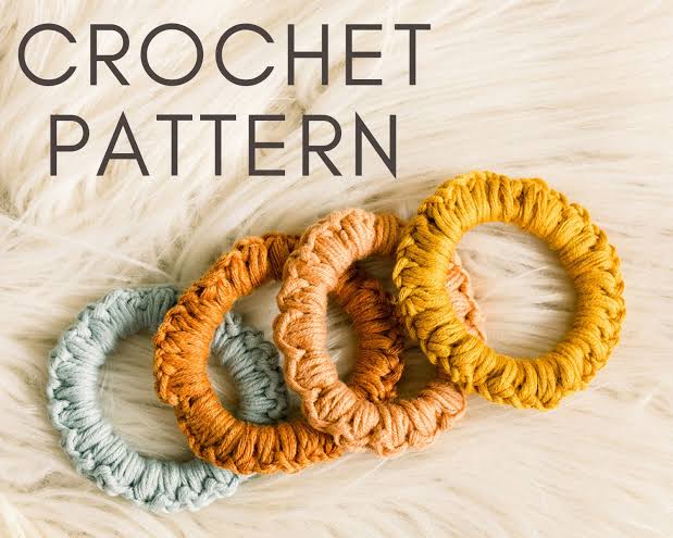 Crochet Cotton Scrunchies