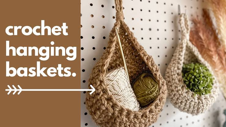 Crochet Hanging Baskets