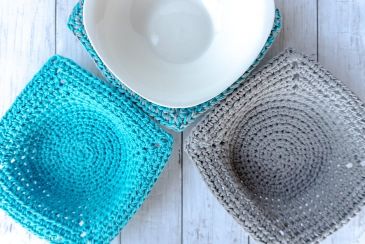 Crochet Microwave Bowl