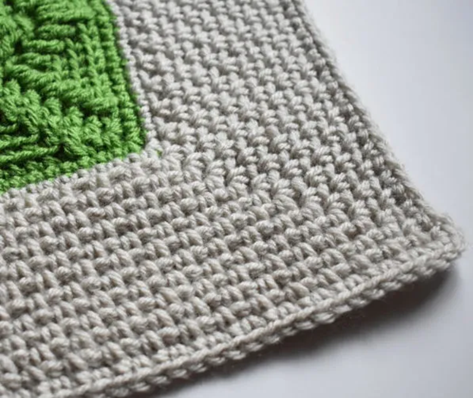 Crochet Moss Stitch Border