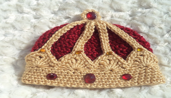 Crown Baby Hat Crochet Pattern