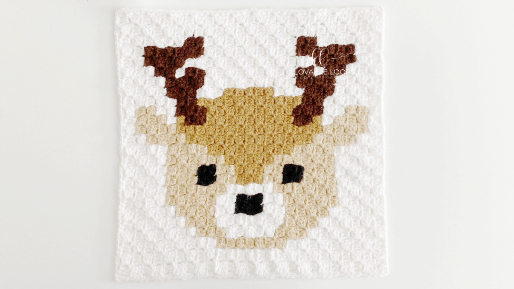 Deer Baby Boy Blanket Crochet Pattern