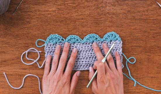 Detailed Guide to Simple Crochet Shell Border with Abbreviations