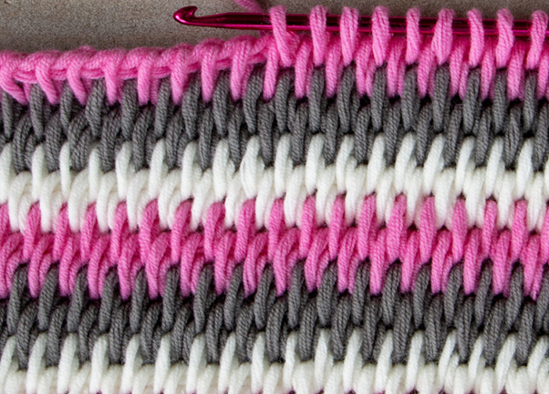 Double-Ended Tunisian Crochet