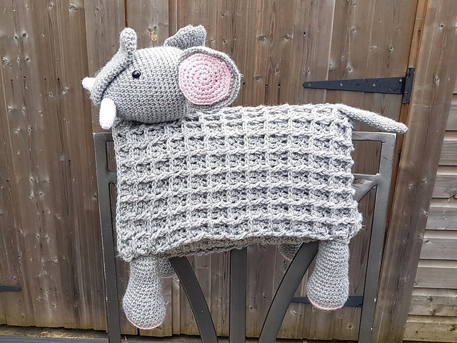 Elephant Crochet Baby Blanket Pattern
