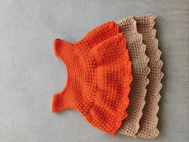 Flared Crochet Baby Dress Pattern