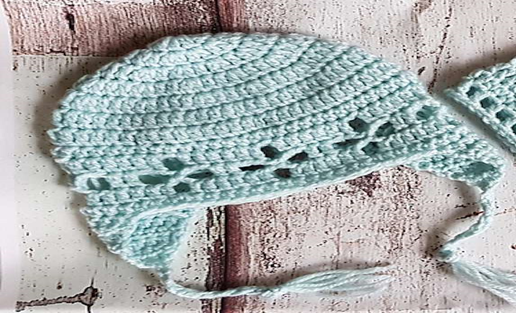 Knit-Like Crochet Baby Beanie Crochet Pattern