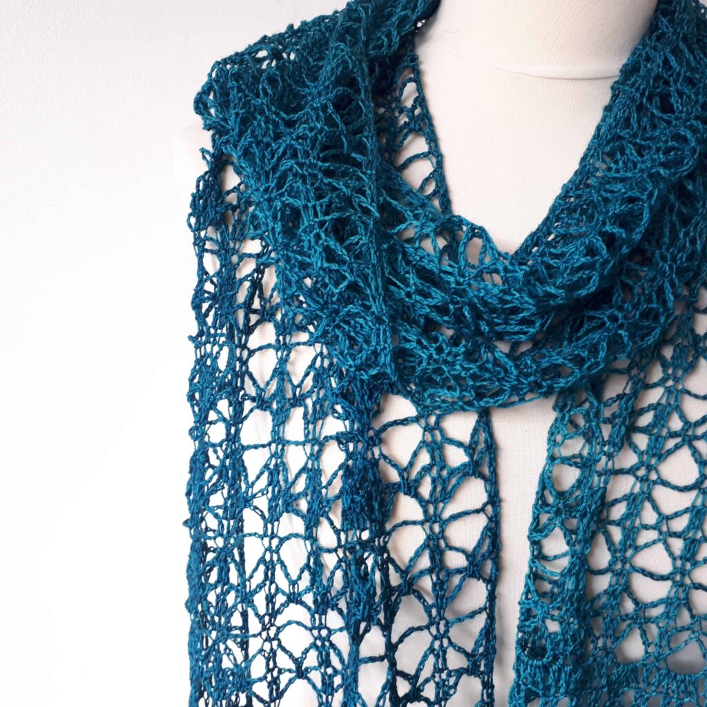 Lacy Crochet Scarf