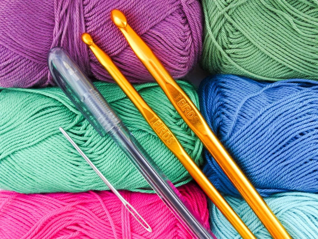 Materials Required for Herringbone Crochet Blanket