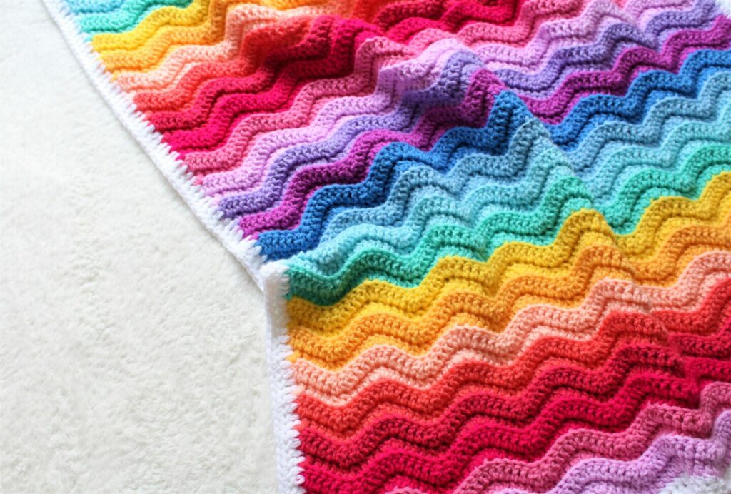 Ripple Baby Blanket Pattern Tutorial Guide