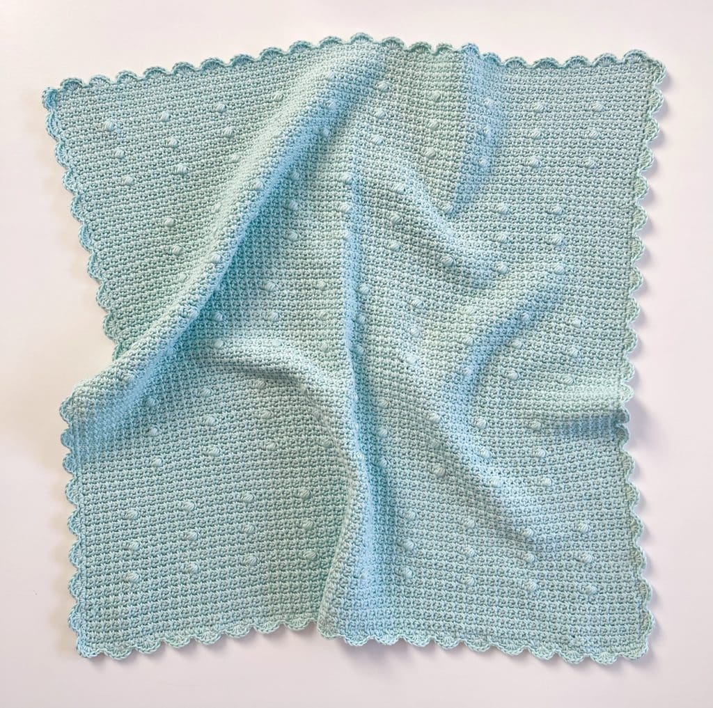 Sea Bubbles Polka Dot Blanket