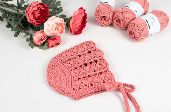 Seashell Baby Bonnet Crochet Pattern