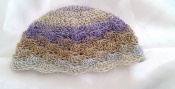 Shell Stitch Baby Cap Crochet Pattern