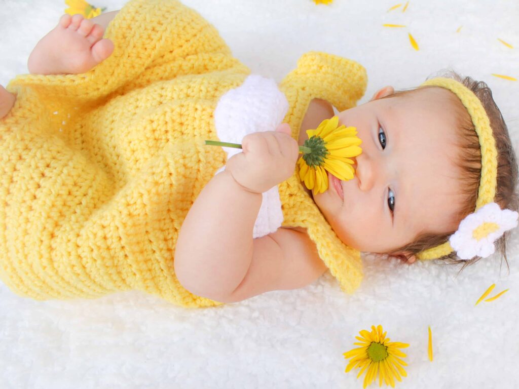 Spring Crochet Baby Dress Pattern