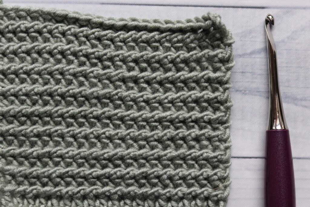 Step 3- Single Crochet into Front Loops