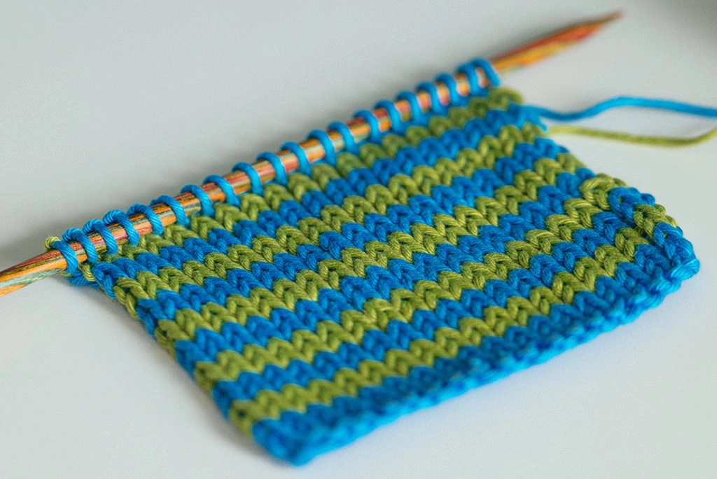 Step 6- Making Stripes with Different Stitches