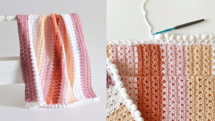 Step-By-Step Guide for Puff Stitch Crochet Blanket