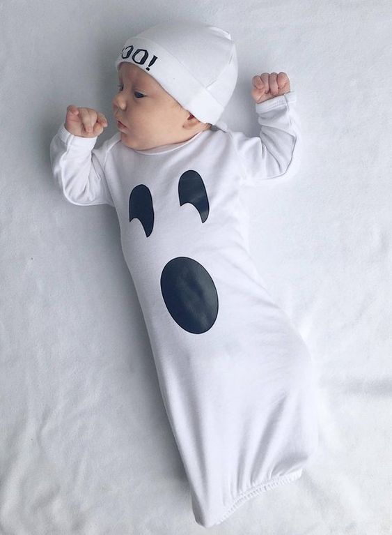 Step-By-Step Tutorial- Creating a Crochet Baby Ghost Halloween Costume