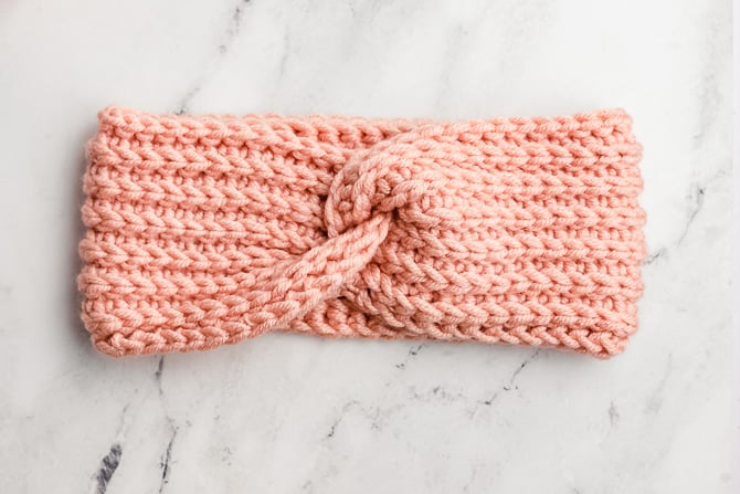 Stitch the Opposite Sides to Make a Twisted Headband