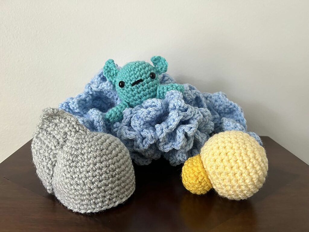  The Joy of Innovation Associated with Mesh Stitch Crochet