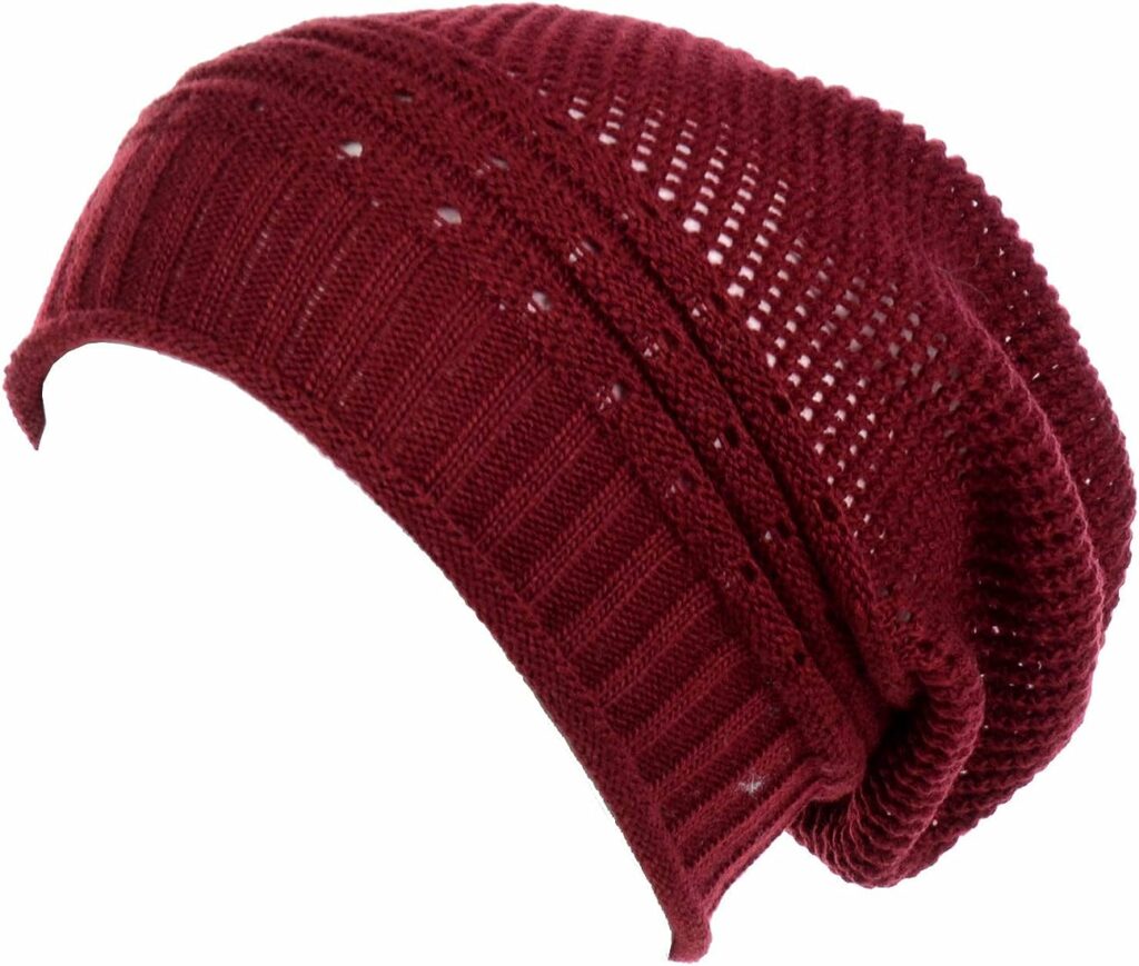 Thick Mesh Slouch Beanie