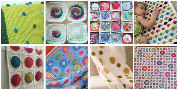 Van Gogh Polka Dot Blanket