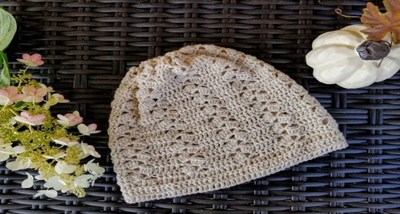 Vintage-Inspired Crochet Beanie Pattern