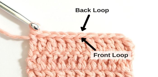 What is Blo or Back Loop only in Crochet