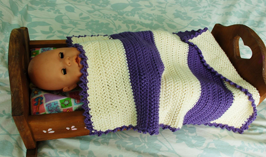 What is the Best Crochet Doll Blanket Size