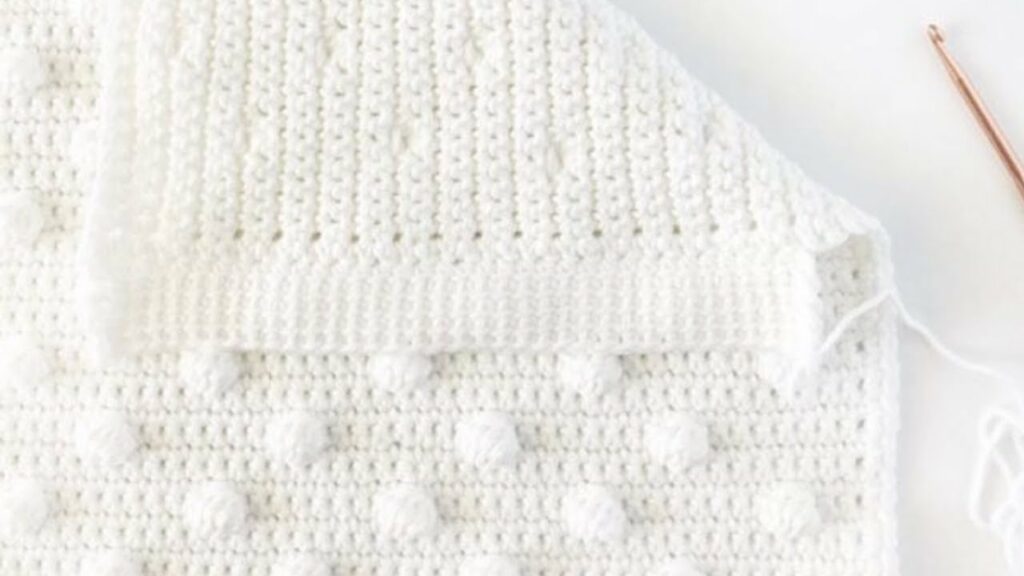 White Polka Dot Blanket