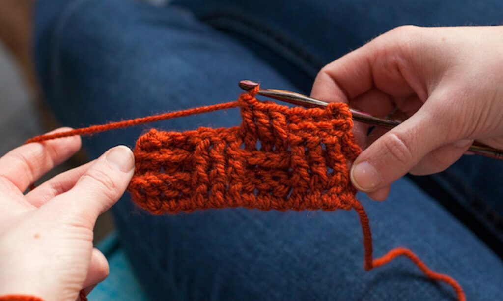 Working Front Post and Back Post Double Crochets
