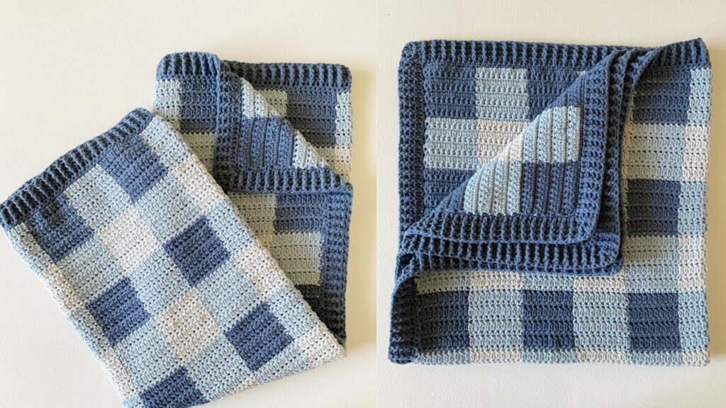 Cluster Crochet Gingham Pattern