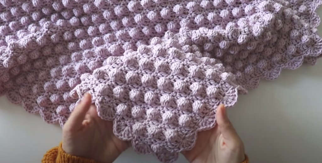 Crocheted Bubbles Blanket Pattern