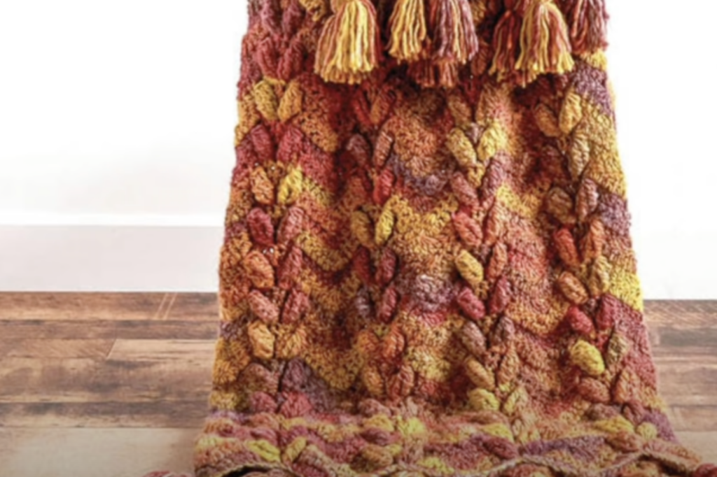 Leaf Ripple Crochet Pattern