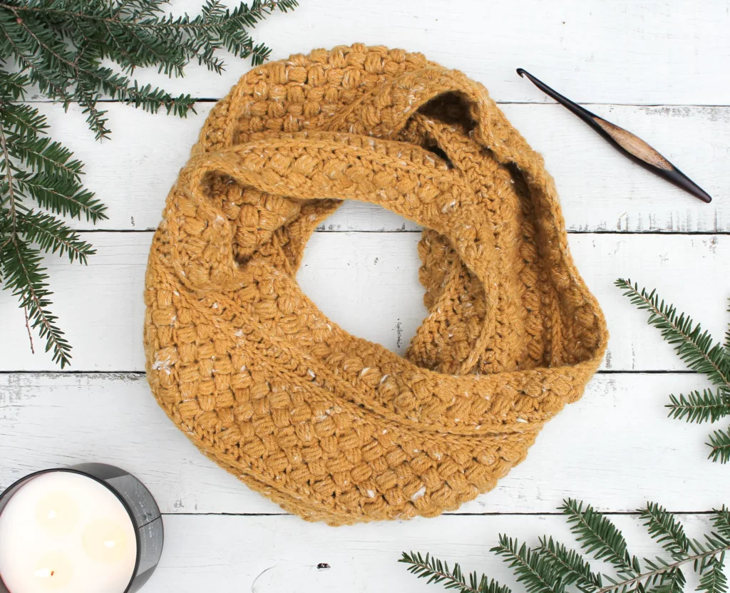 Mustard Infinity Scarf