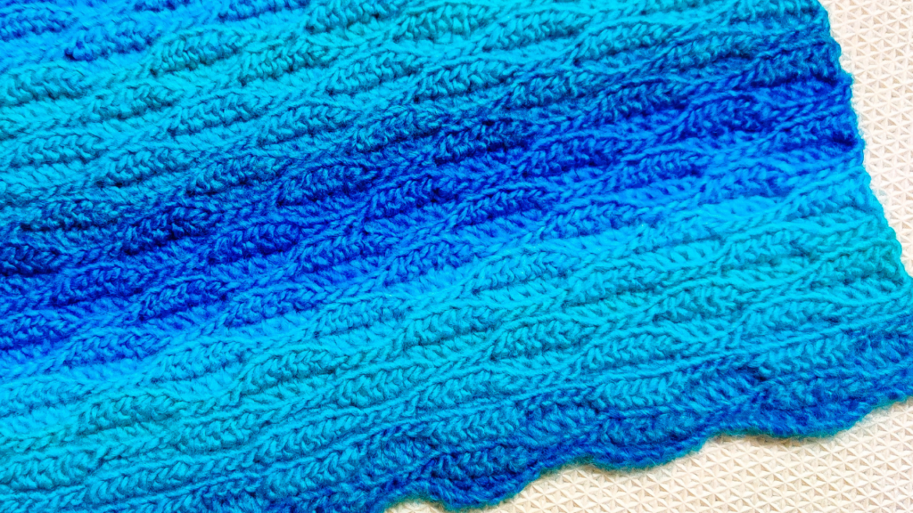 Ocean Waves Crochet Throws