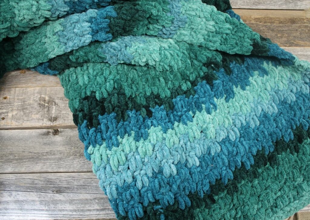 Ombre Bliss Crochet Throws