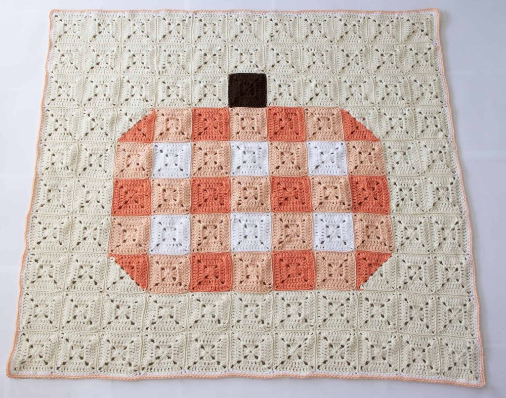 Pumpkin Crochet Gingham Pattern